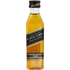 Mignonnette de Whisky Johnnie Walker black label 12 ans 5 cl 40