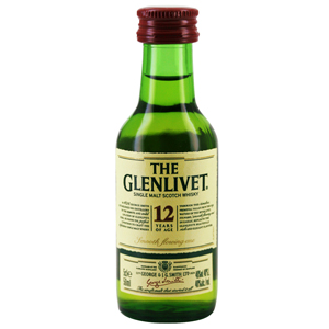Mignonnette de Whisky The glenlivet 12 ans 5 cl 40