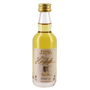 Mignonnette whisky alsacien single malt Hepp 5 cl 42
