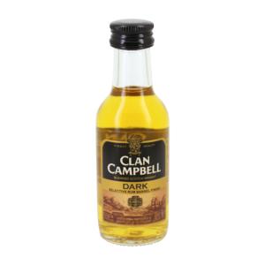 Mignonnette de Whisky Clan Campbell DARK 5 cl 40
