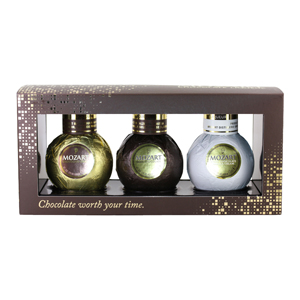 Trio set liqueurs chocolat MOZART