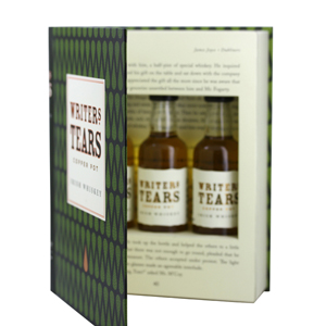 Box 3 mignonnettes Irish Whiskey Writer's Tears Book