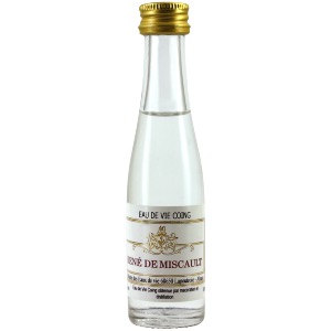 Mignonnette d'Eau de vie Miscault coing 3 cl 43°