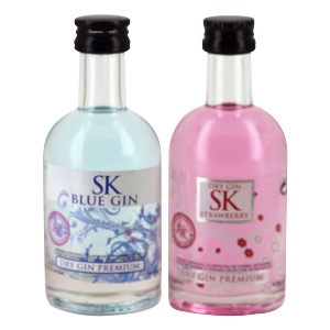 Duo de mignonnettes Gin SK Blue & Strawberry