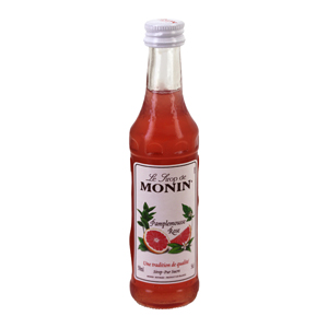 Mignonnette de sirop pamplemousse rose MONIN 5 cl DLUO 4/2020
