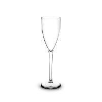 Flûte à Champagne transparent plastique incassable 15 cl