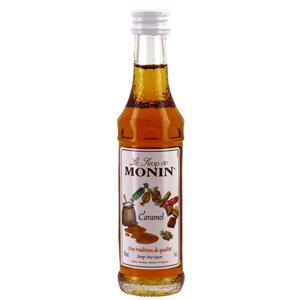 Mignonnette de sirop caramel MONIN 5cl DLUO 10/2021