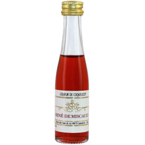 Mignonnette de Liqueur Miscault coquelicot 3 cl 18°