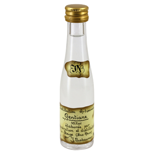 Mignonnette d'Eau de vie Jos.Nusbaumer gentiane 3 cl 45°