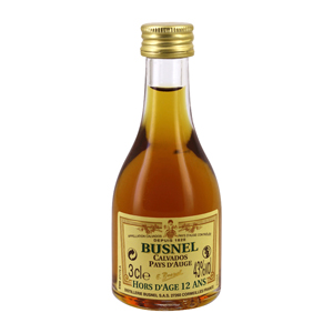 Mignonnette de Calvados Busnel hors d'ge 12 ans 3 cl 40