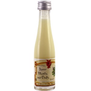 Mignonnette de Liqueur galina menthe aux oeufs 3 cl 15°