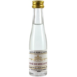 Mignonnette d'Eau de vie Miscault prunelle 3 cl 43°