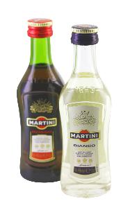 Duo de mignonnettes Martini Blanc & Rouge