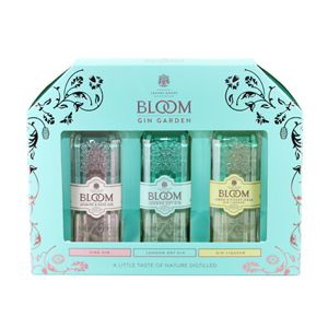 Trio 3 Mignonnettes BLOOM gin Garden 5 cl 35