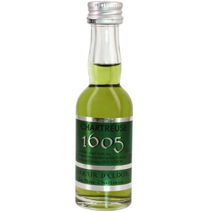 Mignonnette de Liqueur d'élixir chartreuse 1605 3 cl 56°