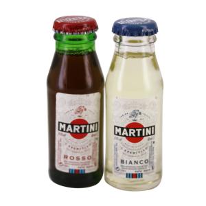 Duo de mignonnettes de Martini BIANCO & ROSSO 6 cl