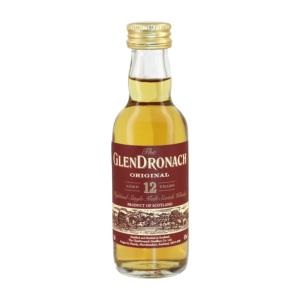 Mignonnette Whisky Glendronach  single malt 12 ans  5 cl 43° 