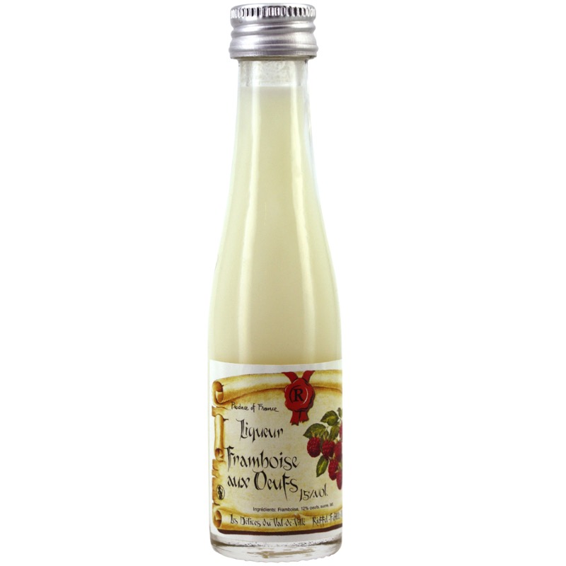 Mini ou petite bouteille ou miniature ou de Liqueur galina Kirsh aux oeufs 3 cl 15°