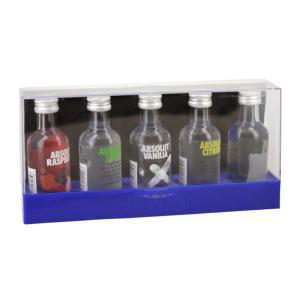 Mini-set 5 mignonnettes de Vodka Absolut aromatisées