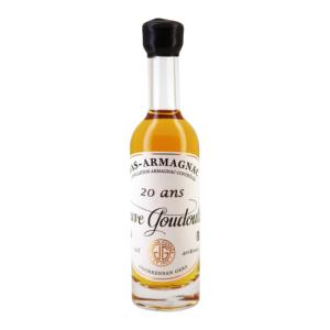 Mignonnette d'Armagnac Goudoulin 20 ans 5 cl 40°