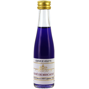 Mignonnette de Liqueur Miscault violette 3 cl 18°