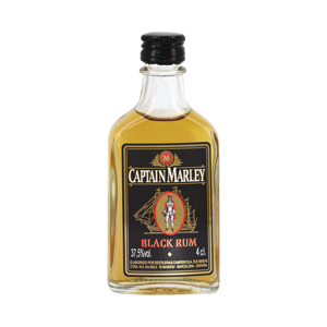Mignonnette de Rhum Noir Captain Marley 4 cl 37,5°