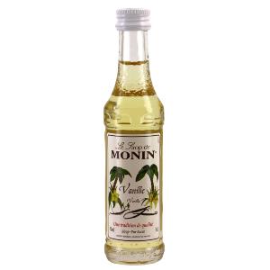 Mignonnette de sirop vanille MONIN 5cl DLUO 10/2021
