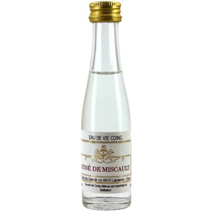 Mignonnette d'Eau de vie Miscault coing 3 cl 43°