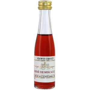 Mignonnette de Liqueur Miscault coquelicot 3 cl 18°