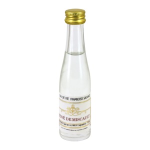 Mignonnette d'Eau de vie Miscault framboise sauvage 3 cl 43°