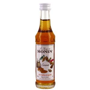 Mignonnette de sirop caramel MONIN 5cl DLUO 10/2021