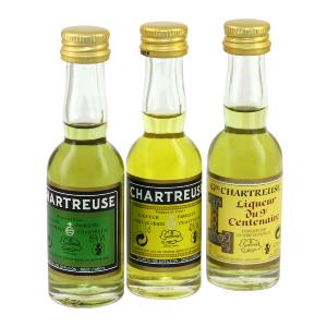 Tasting Box 3 mignonnettes de Chartreuses Jaune, Verte et Centenaire