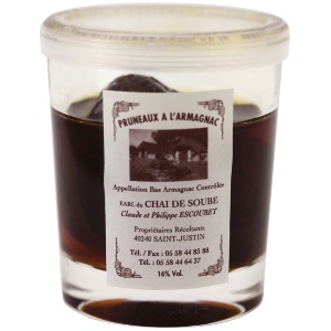 Pruneaux à l'Armagnac du chai de soube 16°