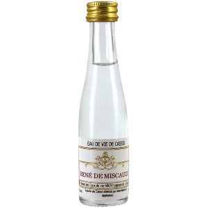 Mignonnette d'Eau de vie Miscault cassis 3 cl 43°