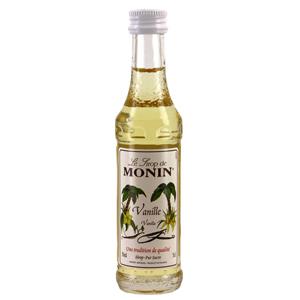 Mignonnette de sirop vanille MONIN 5cl DLUO 10/2021