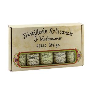Tasting Box 5 mignonnettes de Liqueur Jos.Nusbaumer 