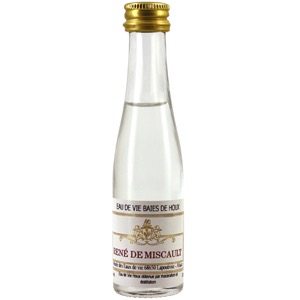 Mignonnette d'Eau de vie Miscault houx 3 cl 43°