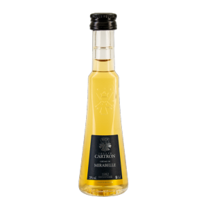 Mignonnette crème de mirabelle Cartron 3 cl 18°