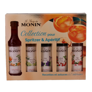 Coffret 5 mignonnettes sirop MONIN  Spritzer & apritif 