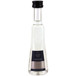 Mignonnette liqueur cacao blanc Joseph Cartron 3 cl 24°