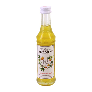 Mignonnette de sirop fruits de la passion MONIN 5 cl DLUO 10/2020