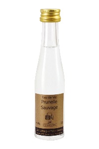 Mignonnette d'Eau de vie J&M Lehmann prunelle 3 cl 45°