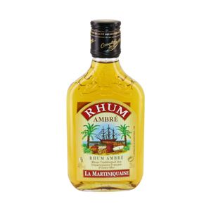 Flasque Rhum ambr LA MARTINIQUAISE 20 cl 40