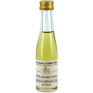 Mignonnette d'Eau de vie Miscault prune ambre 3 cl 43°