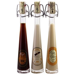 Tasting Box 3 mignonnettes caf noir, vanille & pain d'pices Fisselier