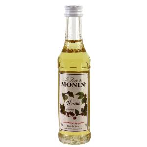 Mignonnette de sirop noisette MONIN 5cl DLUO 10/2020