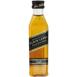 Mignonnette de Whisky Johnnie Walker black label 12 ans 5 cl 40°