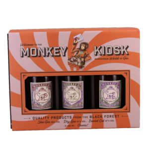 Box 3 mignonnettes Monkey Gin 15 cl 41°