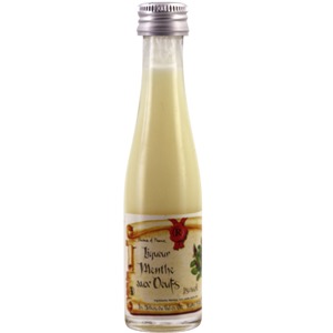 Mignonnette de Liqueur galina menthe aux oeufs 3 cl 15°