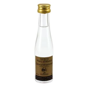 Mignonnette d'Eau de vie J&M Lehmann marc de gewurztraminer 3 cl 45°